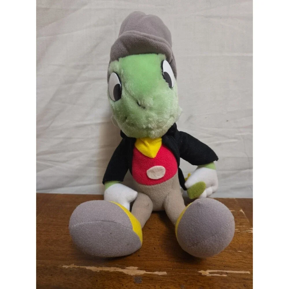 Disney Jiminy Cricket 12 inch Stuffed Toy Pinocchio Vintage 1980s Plush